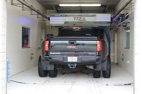 car wash for dually trucks.